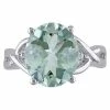 Stella Grace Sterling Silver Green Quartz & Diamond Accent Fashion Ring