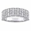 Stella Grace Sterling Silver 1/6 Carat T.W. Diamond Anniversary Band Ring