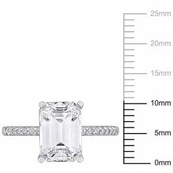 Stella Grace 10k White Gold 3 1/5 Carat T.W. Lab-Created Moissanite Engagement Ring -Stella Grace Sales unnamed file 121