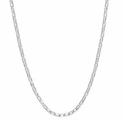 Stella Grace Sterling Silver 2 Mm Fancy Rectangular Rolo Chain Necklace -Stella Grace Sales unnamed file 1294