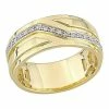 Men's Stella Grace 18k Gold Over Silver 1/10 Carat T.W. Diamond Ring