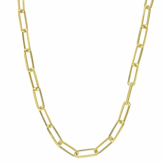 Stella Grace Sterling Silver 5 Mm Paper Clip Link Chain Necklace 7 Stella Grace Sterling Silver 5 Mm Paper Clip Link Chain Necklace - Image 7