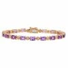Stella Grace Amethyst & Diamond Accent Tennis Bracelet