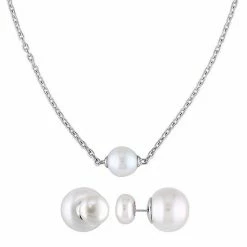 Stella Grace Freshwater Cultured Pearl Necklace & Earring Set