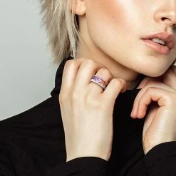 Stella Grace Sterling Silver Colorful Lab-Created Sapphire Ring -Stella Grace Sales unnamed file 1742