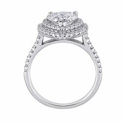 Stella Grace 10k White Gold 2 5/8 Carat T.W. Lab-Created Moissanite Heart Engagement Ring -Stella Grace Sales unnamed file 180