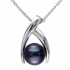 Stella Grace Sterling Silver Tahitian Cultured Pearl Pendant