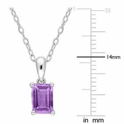 Stella Grace Sterling Silver & Gemstone Stud Pendant Necklace Blue Topaz 15 Stella Grace Sterling Silver & Gemstone Stud Pendant Necklace Blue Topaz -Stella Grace Sales unnamed file 1883