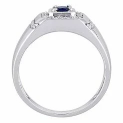 Men's Stella Grace Lab-Created Blue & White Sapphire Ring -Stella Grace Sales unnamed file 1968