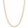 Stella Grace Sterling Silver Oval Ball Chain Necklace