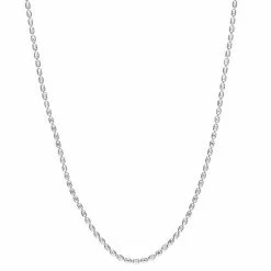Stella Grace Sterling Silver Oval Ball Chain Necklace -Stella Grace Sales unnamed file 2031