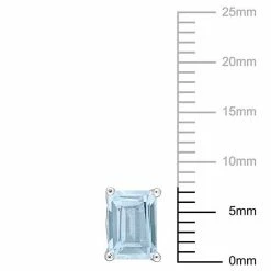 Stella Grace Sterling Silver & Gemstone Stud Earrings Garnet -Stella Grace Sales unnamed file 2086