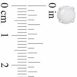 Stella Grace Sterling Silver & Gemstone Round Stud Earrings Opal -Stella Grace Sales unnamed file 2109