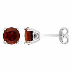 Stella Grace Sterling Silver & Gemstone Round Stud Earrings Opal -Stella Grace Sales unnamed file 2114