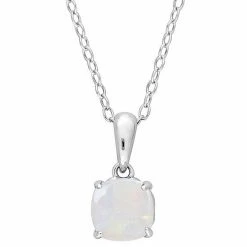Stella Grace Sterling Silver & Gemstone Stud Pendant Necklace Created Blue Spinel -Stella Grace Sales unnamed file 2138