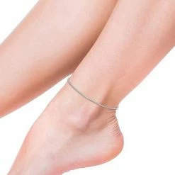 Stella Grace Sterling Silver 1.2 Mm Snake Chain Anklet -Stella Grace Sales unnamed file 2298