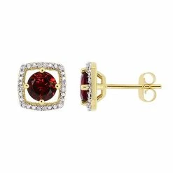 Stella Grace 10K Gold Gemstone & Diamond Accent Frame Earrings Lab Created Ruby 23 Stella Grace 10K Gold Gemstone & Diamond Accent Frame Earrings Lab Created Ruby -Stella Grace Sales unnamed file 2367