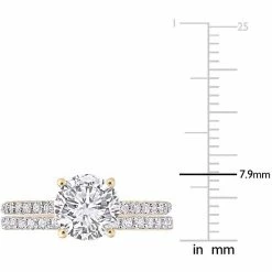 Stella Grace 10k Gold Lab-Created White Sapphire Engagement Ring Set -Stella Grace Sales unnamed file 239