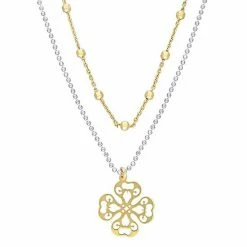 Stella Grace Sterling Silver Multistrand Filigree Flower Necklace -Stella Grace Sales unnamed file 2440