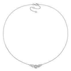 Stella Grace Sterling Silver 1/6 Carat T.W. Diamond Swag Necklace -Stella Grace Sales unnamed file 2465