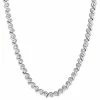 Stella Grace Sterling Silver 1 Carat T.W. Diamond Tennis Necklace
