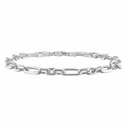 Stella Grace Men's Sterling Silver 6 Mm Figaro Chain Bracelet -Stella Grace Sales unnamed file 2777