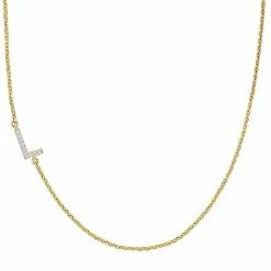 Stella Grace 14k Gold Diamond Accent Initial Necklace