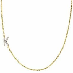 Stella Grace 14k Gold Diamond Accent Initial Necklace -Stella Grace Sales unnamed file 2864