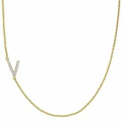Stella Grace 14k Gold Diamond Accent Initial Necklace -Stella Grace Sales unnamed file 2874