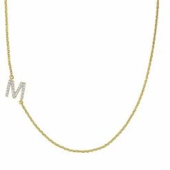 Stella Grace 14k Gold Diamond Accent Initial Necklace -Stella Grace Sales unnamed file 2876