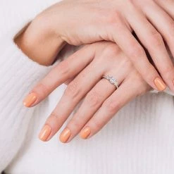 Stella Grace 10k Gold Lab-Created Moissanite 3-Stone Engagement Ring -Stella Grace Sales unnamed file 3020