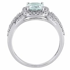Stella Grace 10K White Gold Aquamarine & 1/6 Carat T.W. Diamond Ring 8 Stella Grace 10K White Gold Aquamarine & 1/6 Carat T.W. Diamond Ring -Stella Grace Sales unnamed file 3027