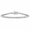 Stella Grace Sterling Silver Cubic Zirconia Tennis Bracelet