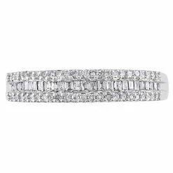 Stella Grace 10k White Gold 1/3 Carat T.W Diamond Anniversary Band Ring -Stella Grace Sales unnamed file 3124