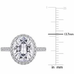 Stella Grace 10k White Gold 5 3/8 Carat T.W. Lab-Created Moissanite Engagement Ring 10 Stella Grace 10k White Gold 5 3/8 Carat T.W. Lab-Created Moissanite Engagement Ring -Stella Grace Sales unnamed file 313