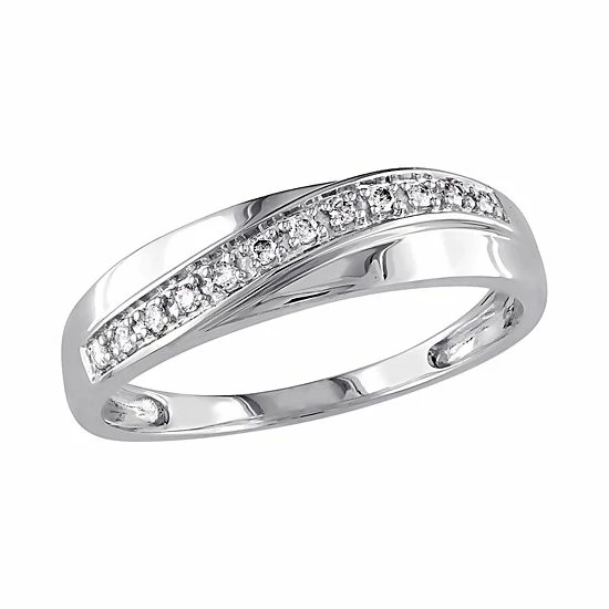 Stella Grace 10K White Gold 1/10 Carat T.W. Diamond Ring 1 Stella Grace 10K White Gold 1/10 Carat T.W. Diamond Ring
