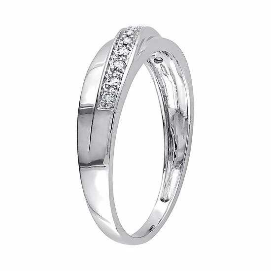 Stella Grace 10K White Gold 1/10 Carat T.W. Diamond Ring 2 Stella Grace 10K White Gold 1/10 Carat T.W. Diamond Ring - Image 2