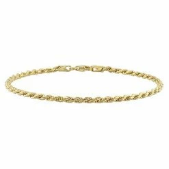 Stella Grace 18k Gold Over Silver 2.2 Mm Rope Chain Bracelet