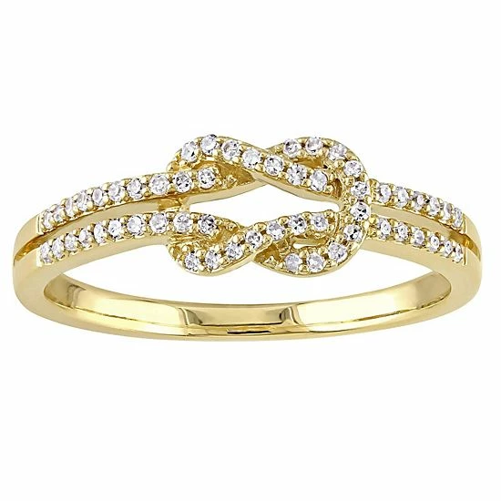 Stella Grace 14k Gold 1/6 Carat T.W. Diamond Infinity Ring 1 Stella Grace 14k Gold 1/6 Carat T.W. Diamond Infinity Ring