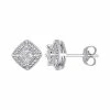 Stella Grace 10k White Gold Diamond Accents Stud Earrings