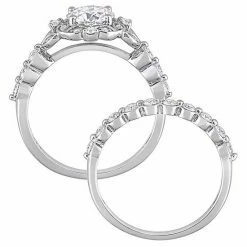 Stella Grace Sterling Silver 1 3/5 Carat T.W. Lab-Created Moissanite Halo Engagement Ring Set 7 Stella Grace Sterling Silver 1 3/5 Carat T.W. Lab-Created Moissanite Halo Engagement Ring Set -Stella Grace Sales unnamed file 3648