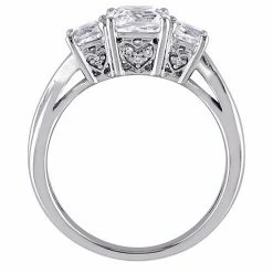Stella Grace 10k White Gold Lab-Created White Sapphire & Diamond Accent Engagement Ring -Stella Grace Sales unnamed file 3664