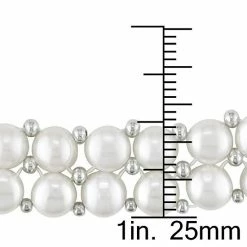 Stella Grace Sterling Silver Freshwater Cultured Pearl Necklace, Stretch Bracelet And Stud Earring Set 11 Stella Grace Sterling Silver Freshwater Cultured Pearl Necklace, Stretch Bracelet And Stud Earring Set -Stella Grace Sales unnamed file 367