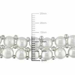 Stella Grace Sterling Silver Freshwater Cultured Pearl Necklace, Stretch Bracelet And Stud Earring Set 12 Stella Grace Sterling Silver Freshwater Cultured Pearl Necklace, Stretch Bracelet And Stud Earring Set -Stella Grace Sales unnamed file 368