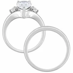 Stella Grace 10k White Gold Lab-Created White Sapphire Engagement Ring Set 6 Stella Grace 10k White Gold Lab-Created White Sapphire Engagement Ring Set -Stella Grace Sales unnamed file 3691