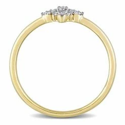 Stella Grace 10k Gold 1/10 Carat T.W. Diamond Floral Ring -Stella Grace Sales unnamed file 3743