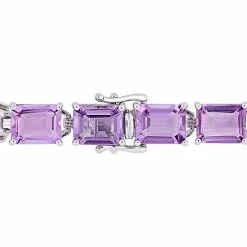 Stella Grace Sterling Silver Amethyst Tennis Bracelet -Stella Grace Sales unnamed file 3756