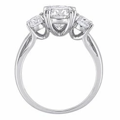 Stella Grace 10k White Gold Lab-Created Moissanite 3-Stone Engagement Ring -Stella Grace Sales unnamed file 3810