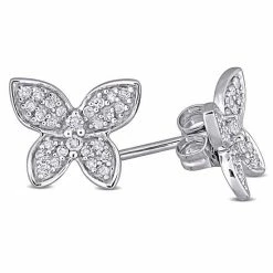 Stella Grace 10k White Gold 1/5 Carat T.W Diamond Butterfly Stud Earrings 7 Stella Grace 10k White Gold 1/5 Carat T.W Diamond Butterfly Stud Earrings -Stella Grace Sales unnamed file 3817