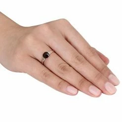 Stella Grace 10k Rose Gold Cushion Cut Garnet & Diamond Accent Ring -Stella Grace Sales unnamed file 3967